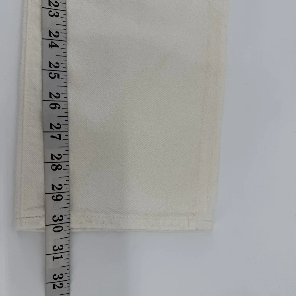 Polo Ralph Lauren Jeans Mens 31x30 White Sullivan Slim Distressed Ripped Denim